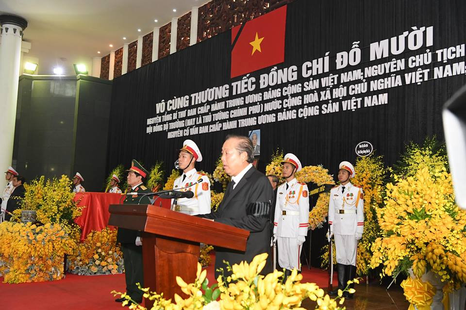 Lễ truy điệu và di quan nguyên Tổng Bí thư Đỗ Mười ảnh 83