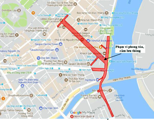 7 đường ở trung tâm Sài Gòn cấm xe đêm giao thừa ảnh 1