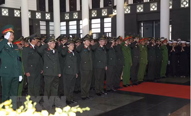 Những hình ảnh xúc động tại lễ viếng nguyên Tổng Bí thư Đỗ Mười ảnh 15