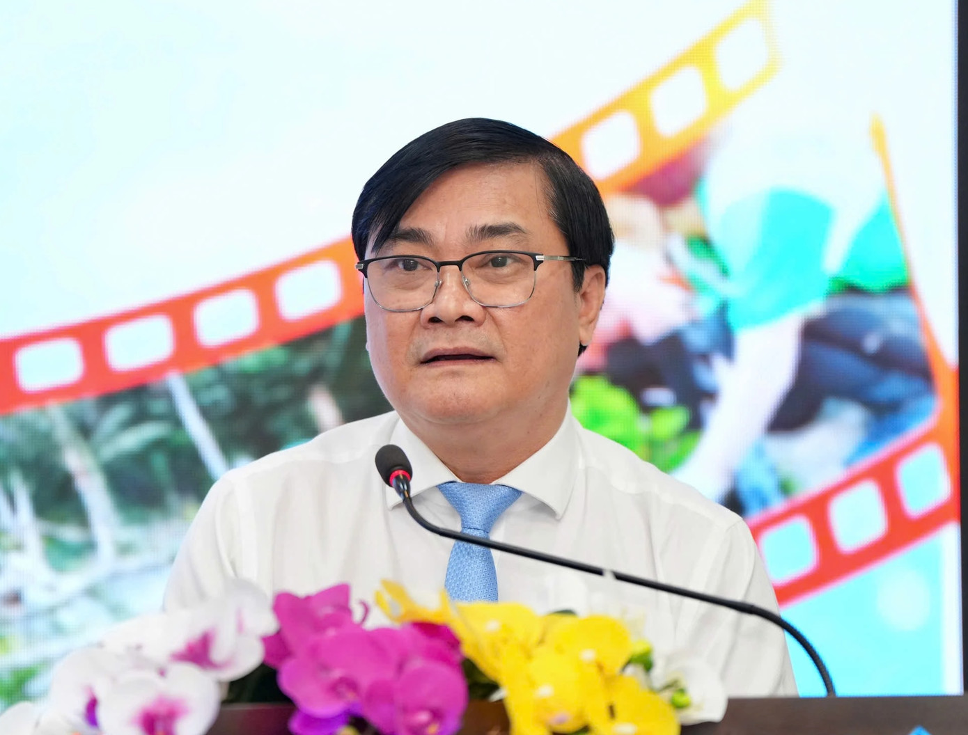 Ông Nguyễn Ngọc Toàn - Trưởng Ban tổ chức phát biểu tại Lễ trao giải