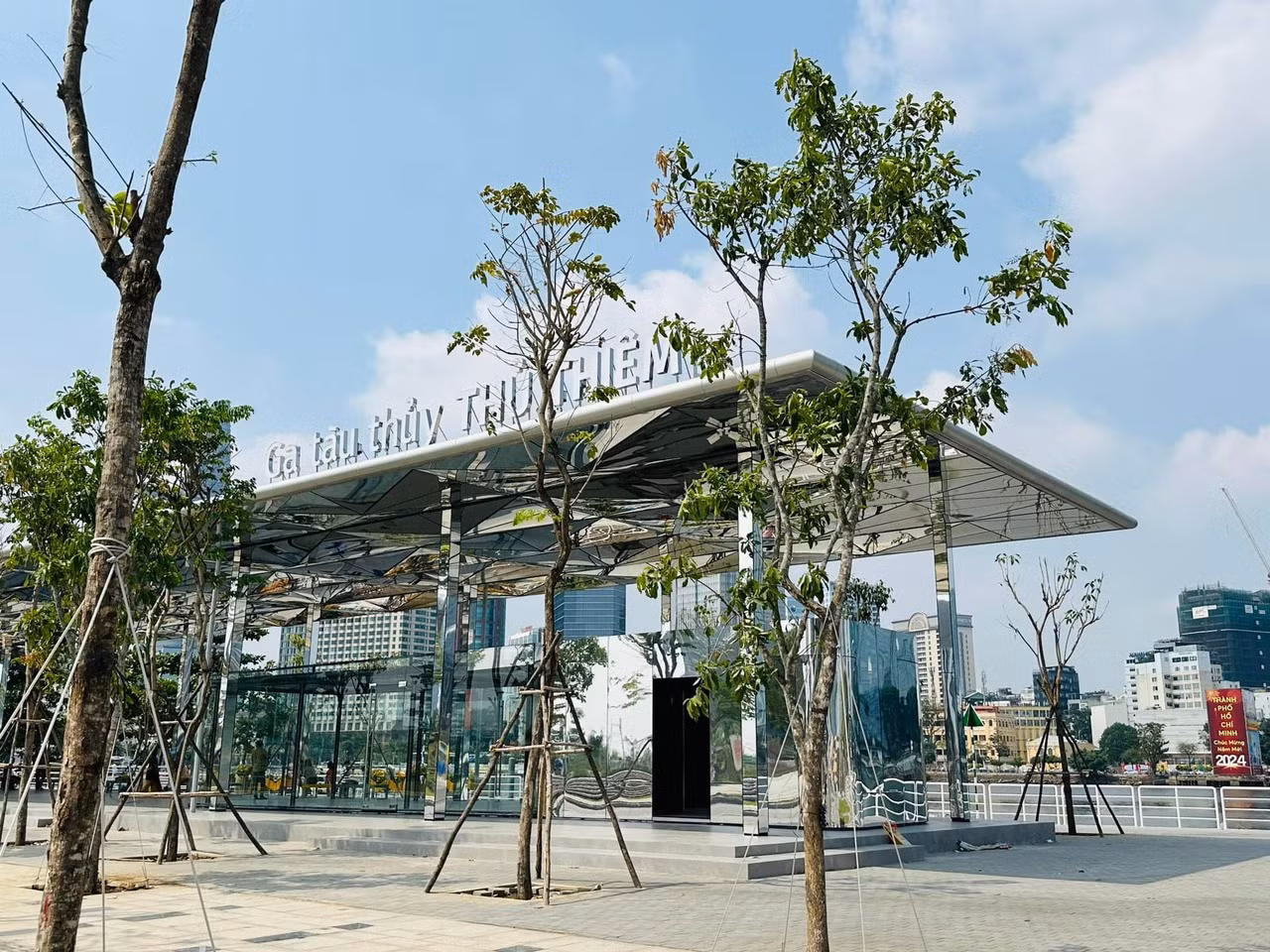 Ga tàu thuỷ Thủ Thiêm với không gian thoáng đãng, hiện đại Ga tàu thuỷ Thủ Thiêm với không gian thoáng đãng, hiện đại