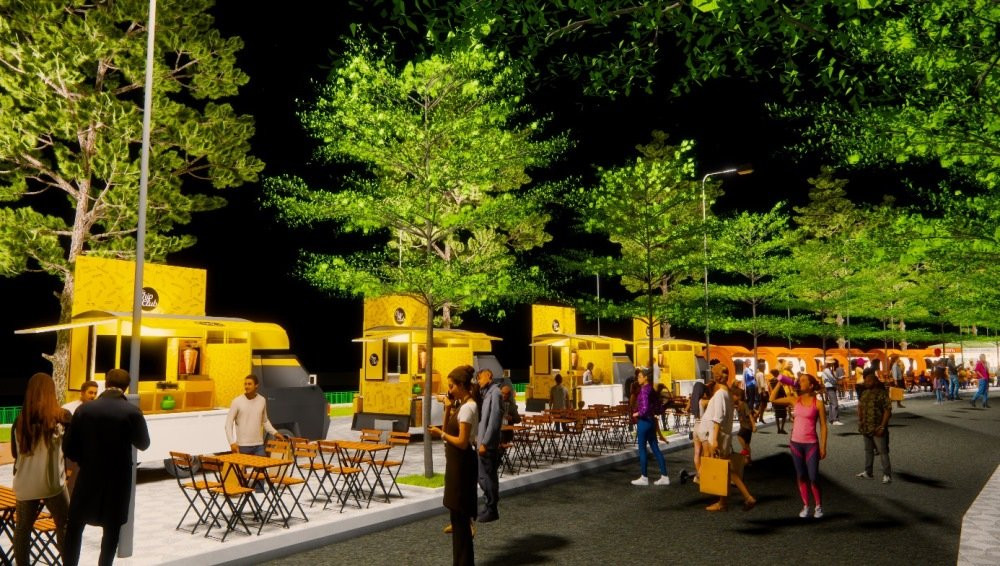 Sẽ có các gian hàng ẩm thực, giới thiệu đặc sản nhiều địa phương Sẽ có các gian hàng ẩm thực, giới thiệu đặc sản nhiều địa phương