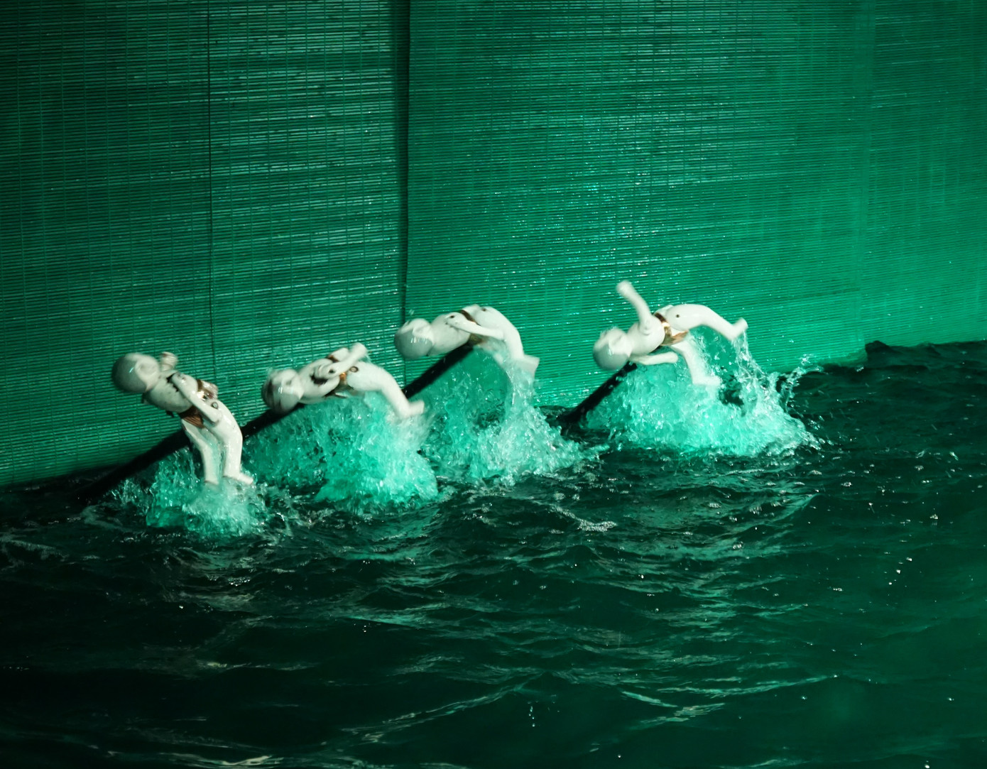 Nhiều hình ảnh tạo hình độc đáo trong vở diễn.