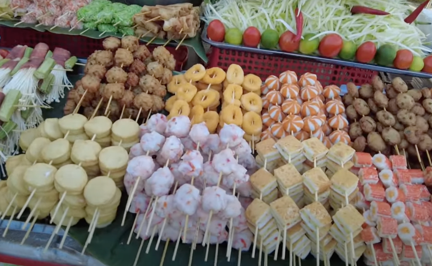 Các món bánh xiên que