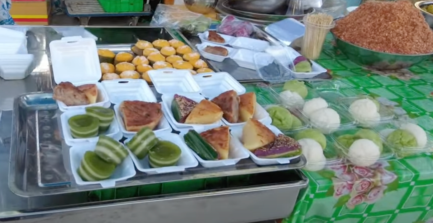 Bánh da lợn, bánh bò bánh chuối, bánh ba màu