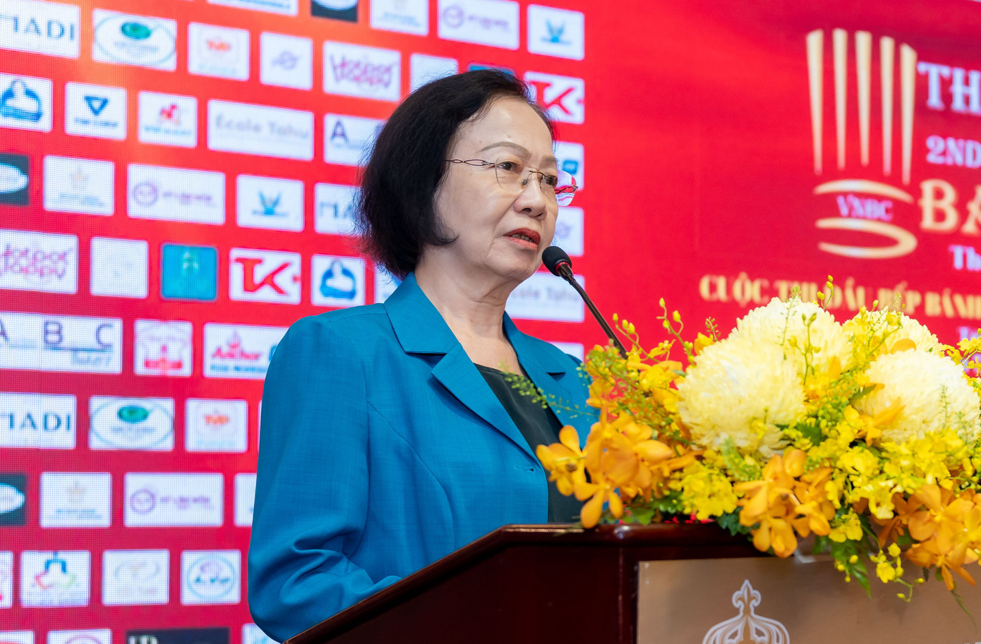 Bà Nguyễn Thị Khánh, Chủ tịch Hiệp hội Du lịch TPHCM thông tin về cuộc thi