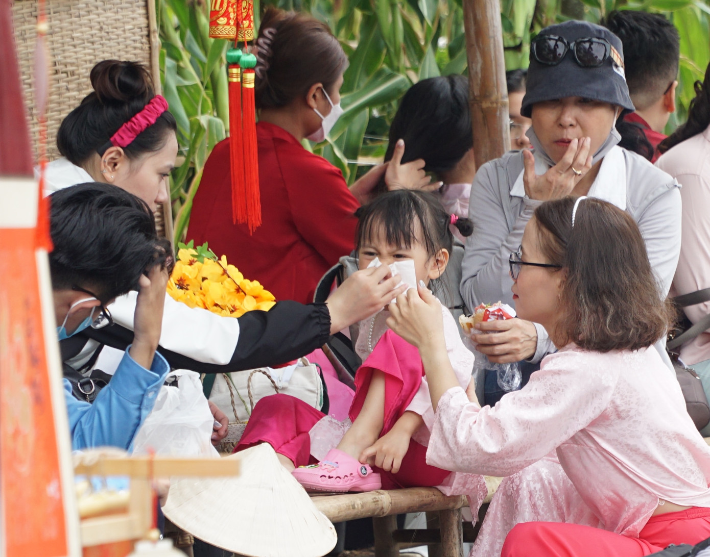 Làm đẹp trước khi chụp ảnh