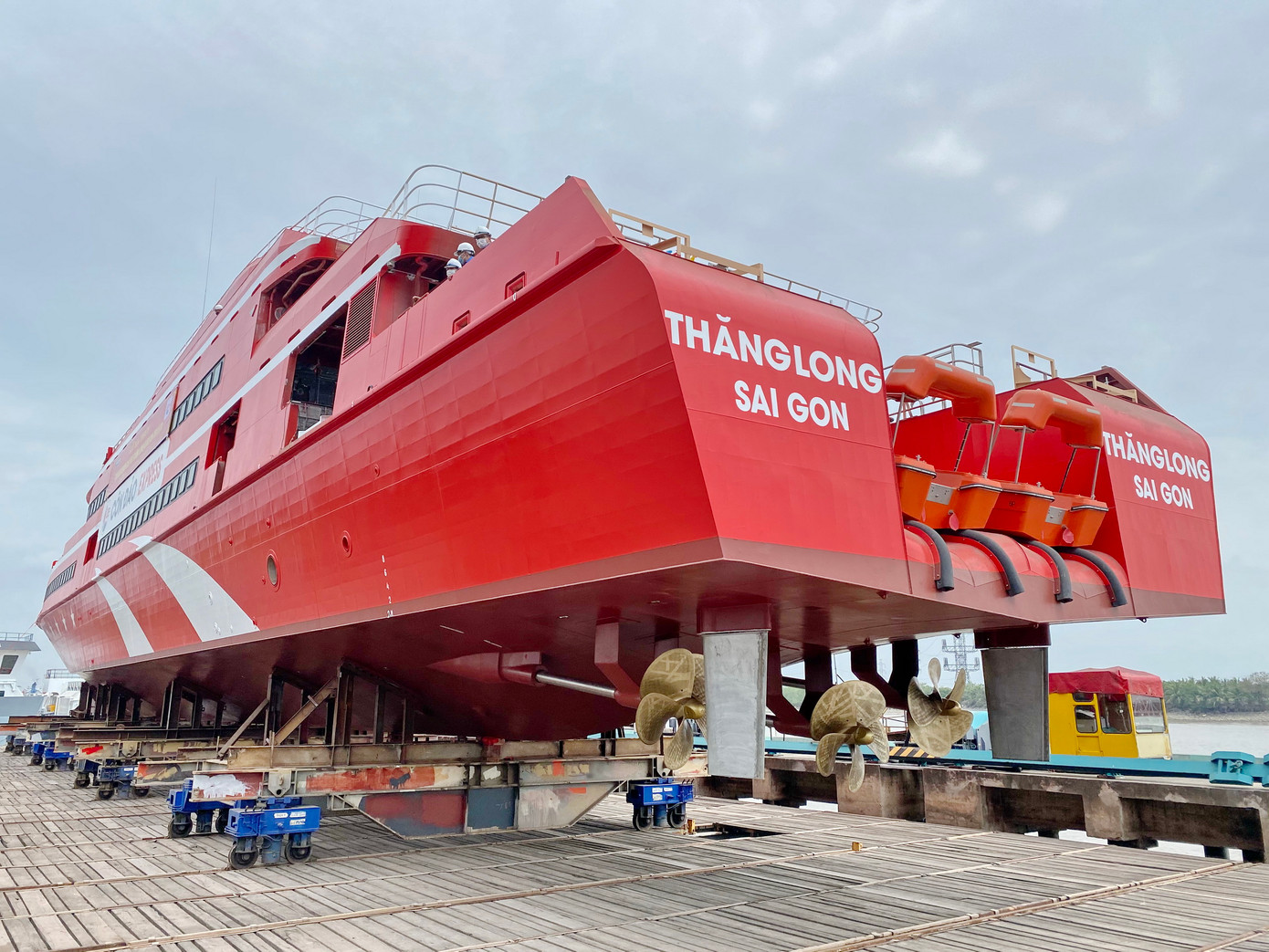 Tàu cao tốc Thăng Long được hạ thuỷ tháng 5/2022 phục vụ cho tuyến TPHCM- Côn Đảo