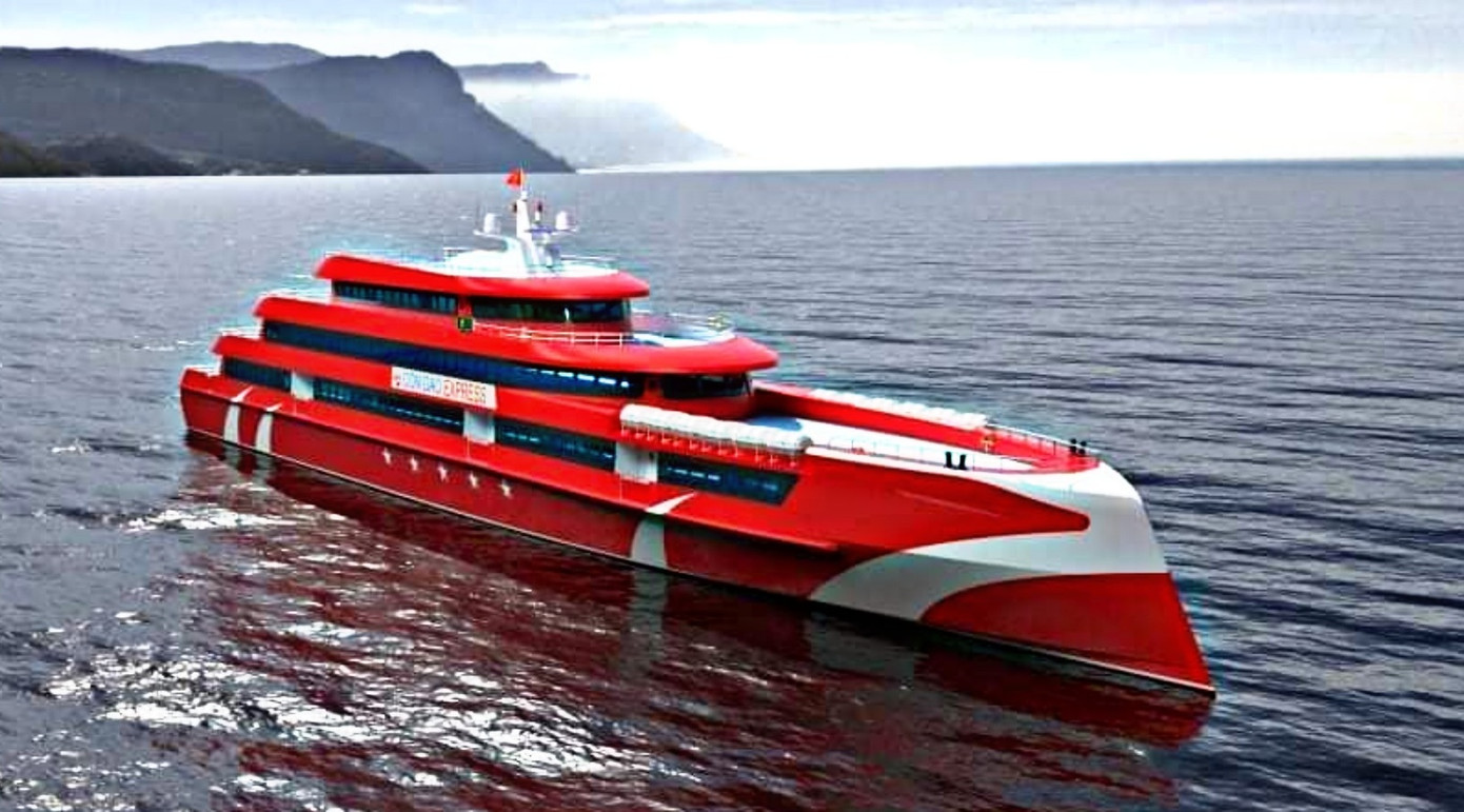 Tàu cao tốc Thăng Long có thể chịu được thời tiết khắc nghiệt trên biển Đông