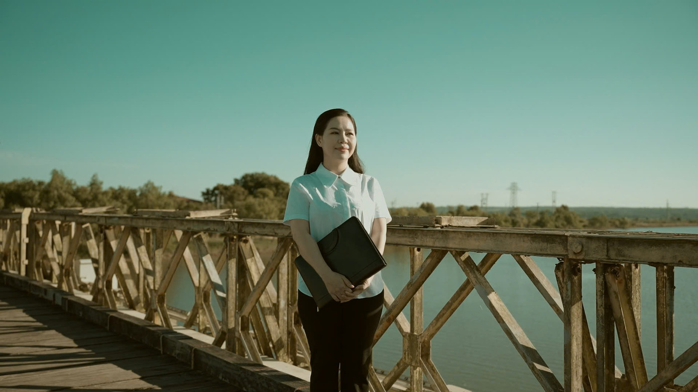 Như Hải Yến trong MV Câu hò bên bờ Hiền Lương.