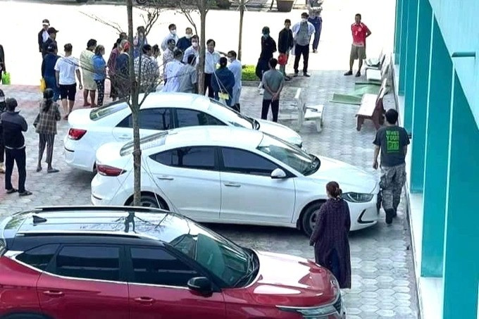 Hiện trường phát hiện bà K. tử vong. Ảnh: DT.