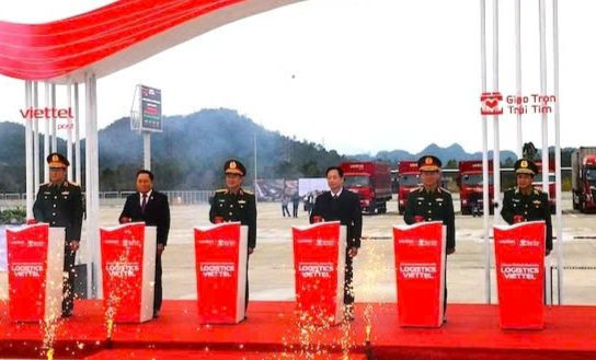 Nghi lễ khai trương công viên lolistics Viettel Lạng Sơn. Nghi lễ khai trương công viên lolistics Viettel Lạng Sơn.