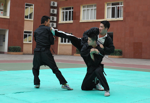 Mặc dù với số lượng áp đảo, nhưng chúng đã lần lượt bị lực lượng cảnh vệ khống chế.