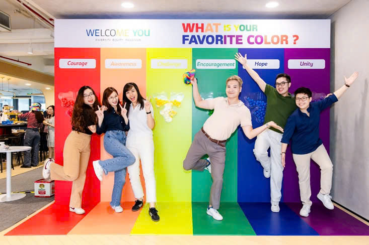 Một hoạt động của các nhân viên thể hiện văn hóa đa dạng, công bằng và hòa nhập tại Carlsberg Việt Nam. Nguồn: Carlsberg Việt Nam.