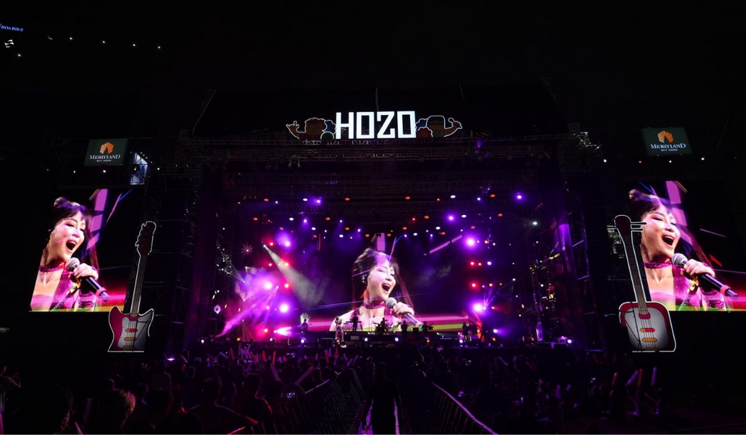Lễ hội âm nhạc HOZO năm 2022 thu hút 150.000 lượt khách tham gia.