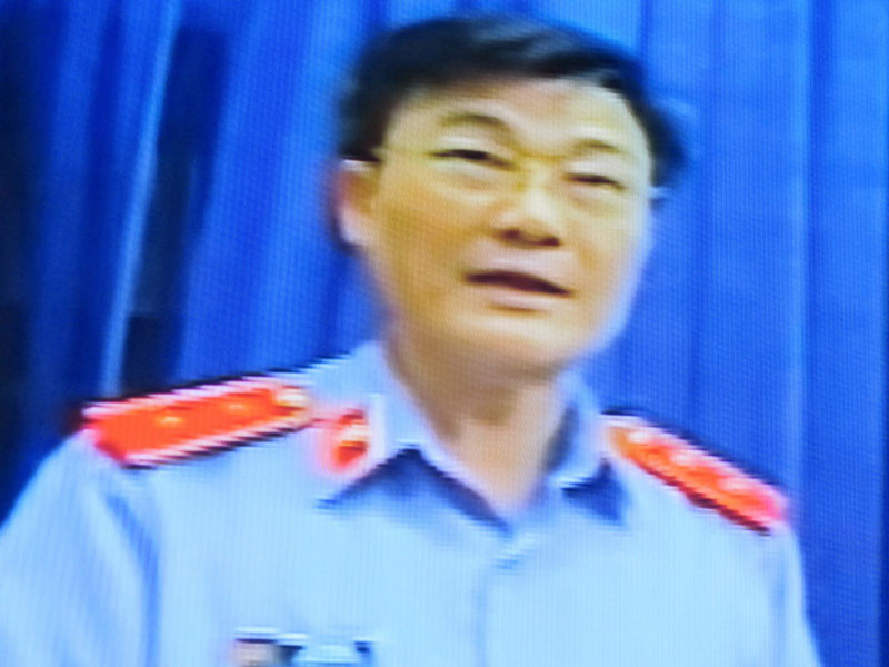 Kiểm sát viên Lê Tư Quỳnh. Ảnh: Phạm Duẩn