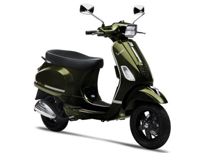 Vespa S có màu xanh lá mới ấn tượng