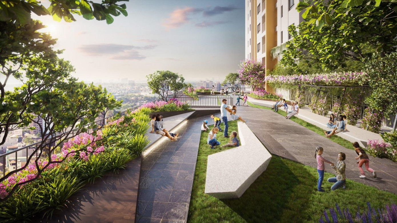 Sky Garden là một trong nhiều tiện ích hiện đại tại Bien Hoa Universe Complex, được kiến tạo dành riêng cho cư dân