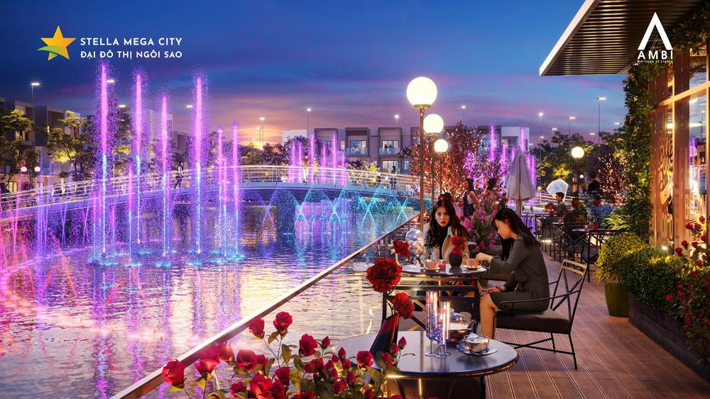 Không gian giải trí, ẩm thực đẳng cấp cho cư dân và du khách trải nghiệm khi đến Stella Mega City.
