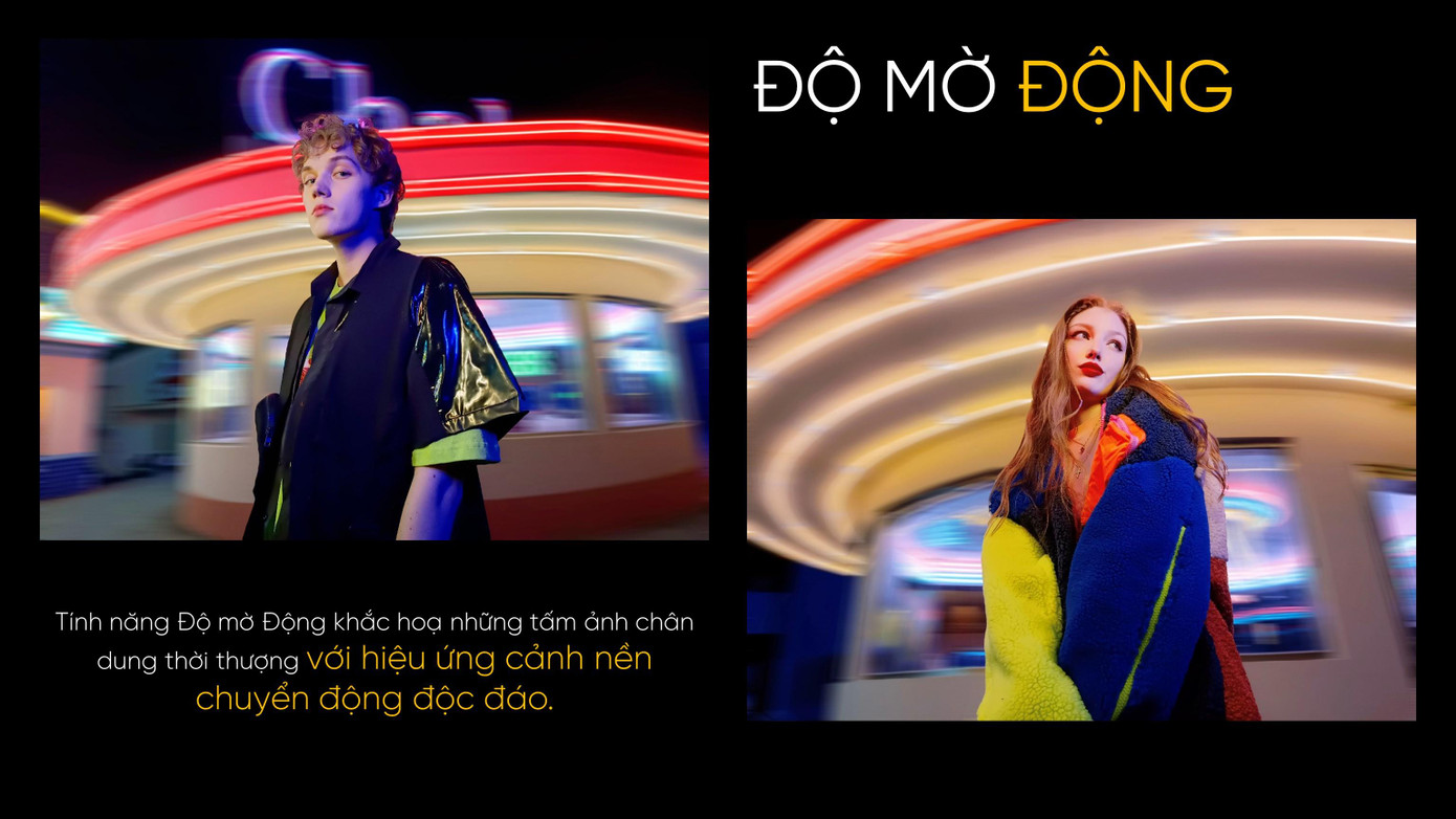 Tính năng Độ mờ động cho hiệu ứng cảnh nền chuyển động độc đáo Tính năng Độ mờ động cho hiệu ứng cảnh nền chuyển động độc đáo