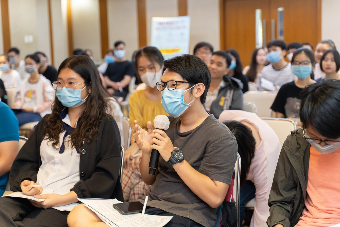 Buổi hội thảo diễn ra trong không khí sôi động với các hoạt động Q&amp;A