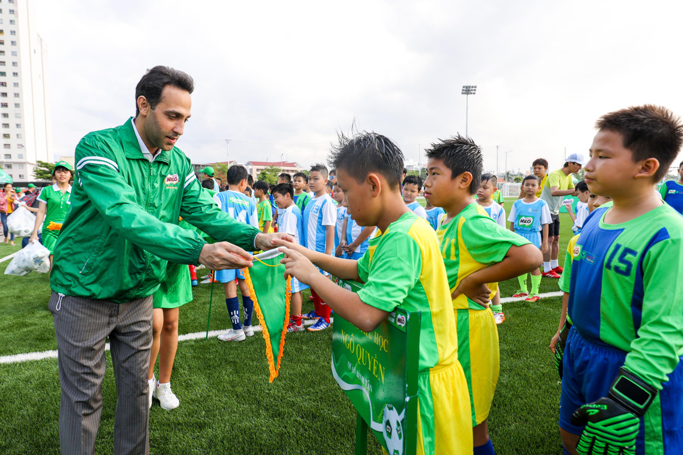 Theo ông Ali Abbas, sứ mệnh của MILO tại Việt Nam là góp phần tạo ra một thế hệ năng động Theo ông Ali Abbas, sứ mệnh của MILO tại Việt Nam là góp phần tạo ra một thế hệ năng động