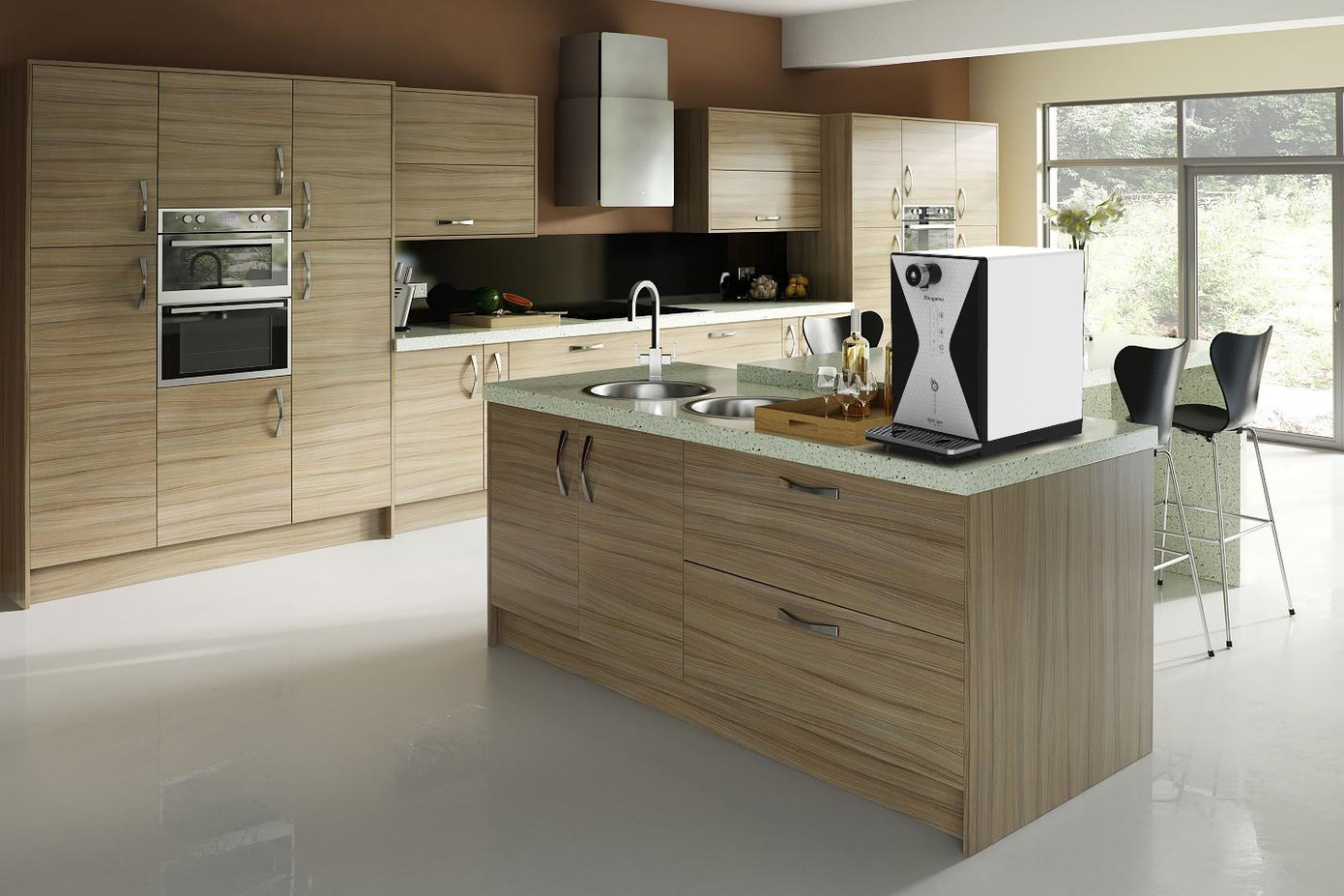 Máy lọc nước Kangaroo Hydrogen ion kiềm Kg100EED điều khiển điện tử