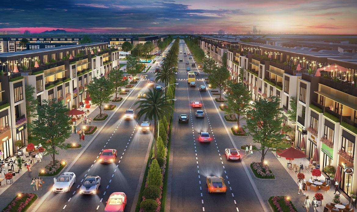 Diện mạo sầm uất của khu đô thị đa chức năng Gem Sky World. Diện mạo sầm uất của khu đô thị đa chức năng Gem Sky World.