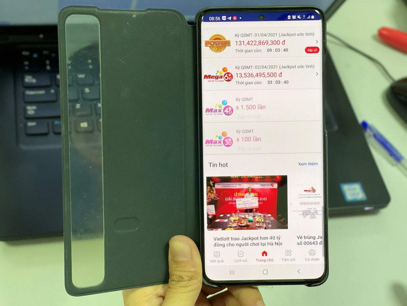 Việc “săn” Jackpot qua điện thoại chính là giải pháp tối ưu nhất cho những người không muốn bỏ lỡ kỳ quay thưởng nào.