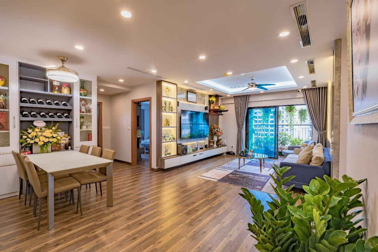 Hình ảnh căn hộ thực tế tại tòa Sapphire 2 - TNR Goldmark City