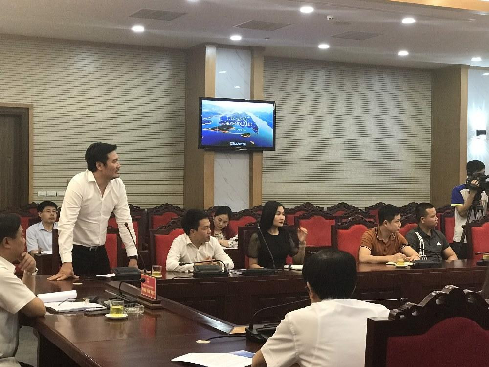 Ông Nguyễn Trung Hùng – Chủ tịch Công ty Cổ phần Quỹ đầu tư thế giới về Dự án đầu tư phát triển khu du lịch lòng hồ thủy điện Sơn La