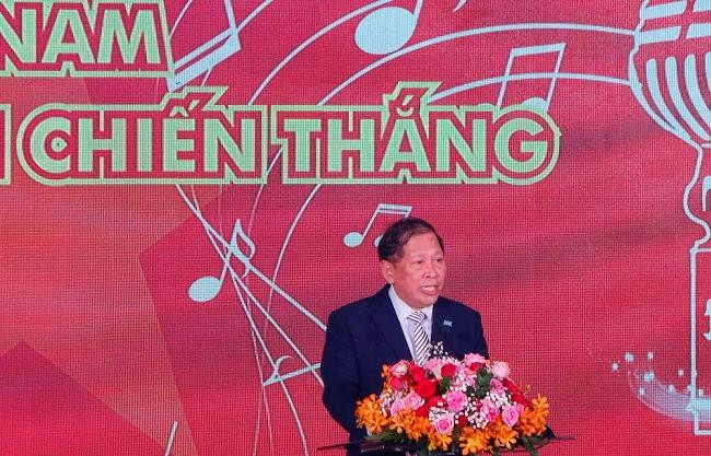 PGS.TS Cao Hào Thi - Hiệu trưởng Trường STU phát biểu tại Hội diễn