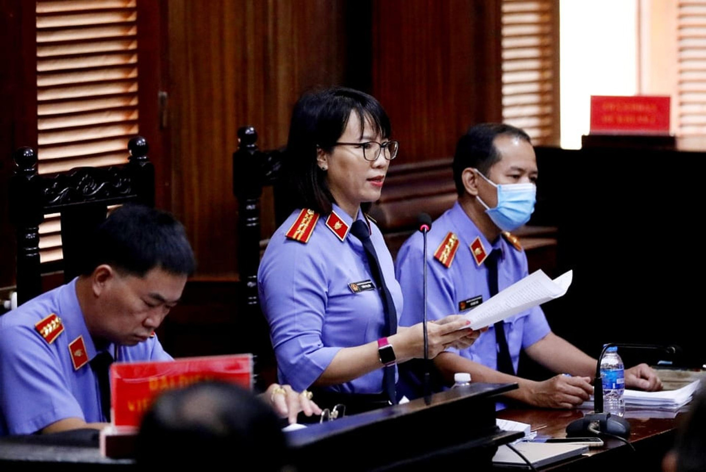 Đại diện Viện Kiểm sát tại phiên tòa. Đại diện Viện Kiểm sát tại phiên tòa.