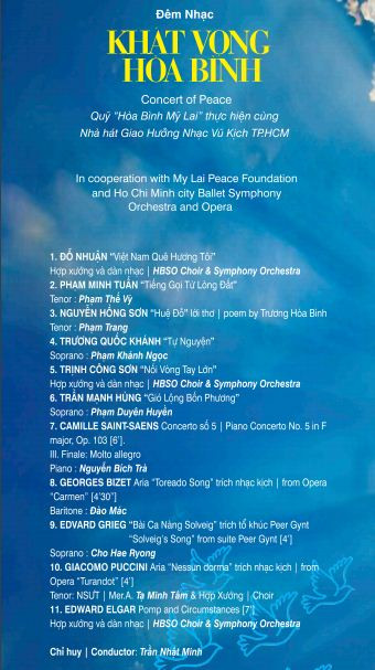 Đêm nhạc 'Khát vọng hòa bình' trong đêm 30/4 ảnh 1