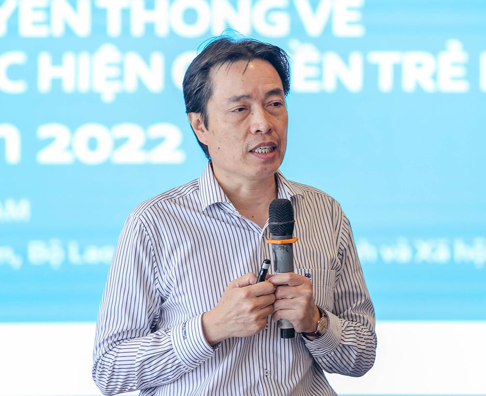 Ông Đặng Hoa Nam, Cục trưởng Trẻ em, Bộ LĐ-TB&amp;XH.