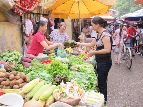 Tỷ lệ rau mất an toàn trên thị trường còn khá cao. ảnh: hoàng mạnh