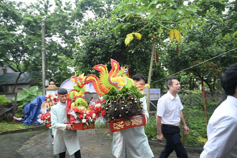 Tráp cưới được nhà trai chuẩn bị chu đáo Tráp cưới được nhà trai chuẩn bị chu đáo