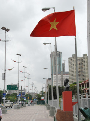 Đại lộ Hồ Chí Minh ở Thủ đô Caracas. Ảnh: XB