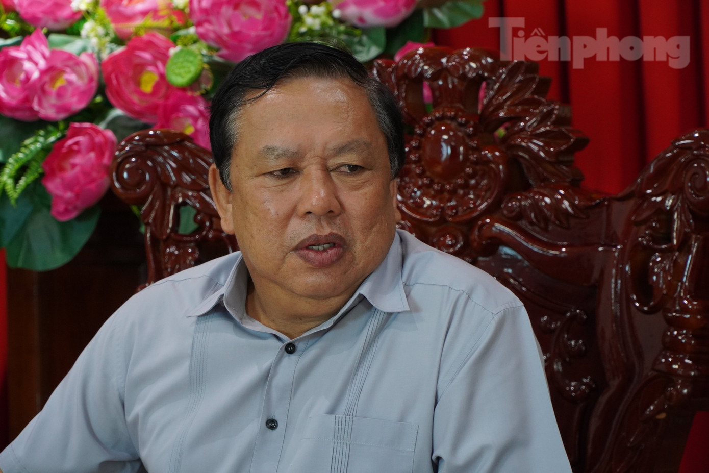 Ông Nguyễn Văn Liệt – Phó Chủ tịch UBND tỉnh Vĩnh Long, thừa nhận các cơ quan chuyên môn lỏng lẻo trong quá trình kiểm tra. Ảnh: Kim Hà.