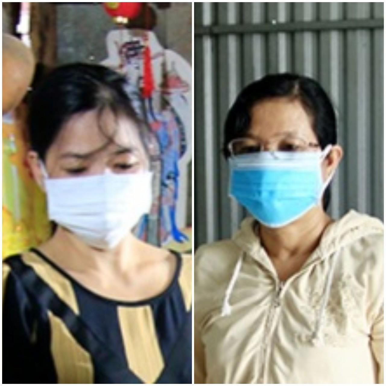 Võ Thị Thảo và Võ Thụy Ái Diễm bị bắt tạm giam. Võ Thị Thảo và Võ Thụy Ái Diễm bị bắt tạm giam.