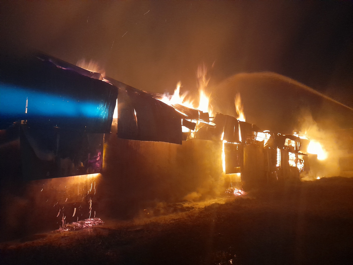 Hiện trường vụ hoả hoạn. Ảnh: CTV. Hiện trường vụ hoả hoạn. Ảnh: CTV.