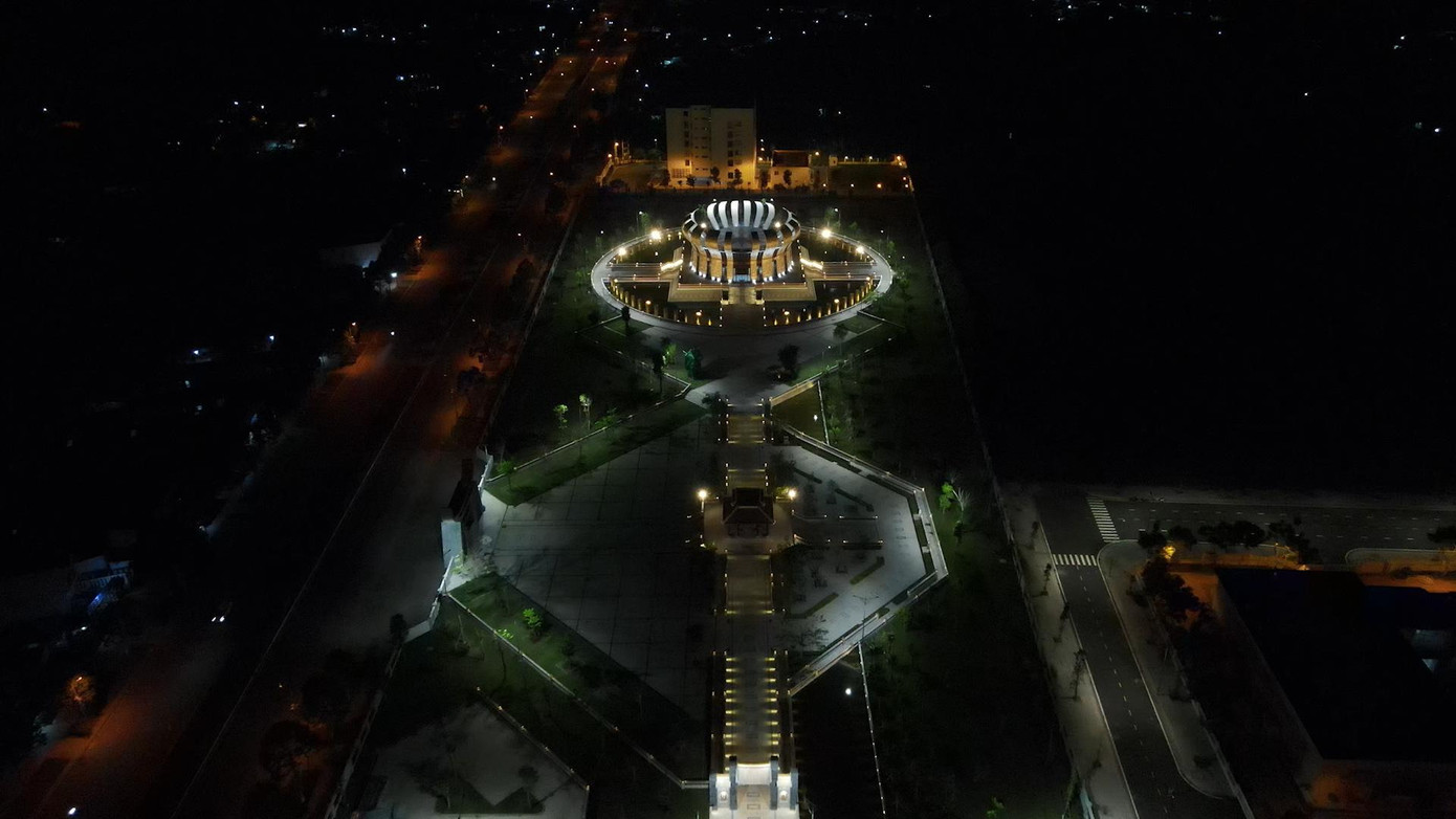 Toàn cảnh Đền thờ Vua Hùng.