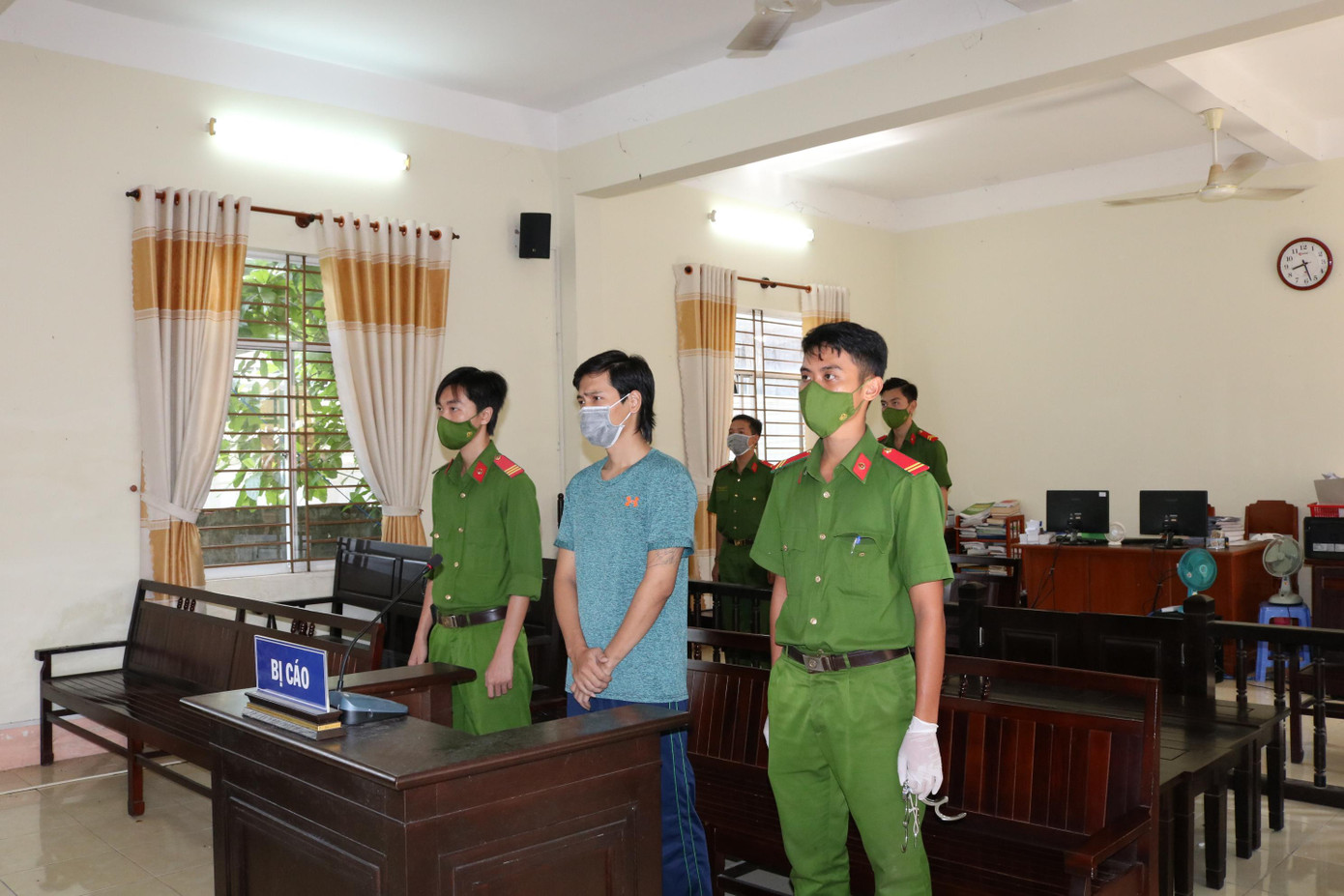 Bị cáo Công tại phiên toà - Ảnh: Kim Hà. Bị cáo Công tại phiên toà - Ảnh: Kim Hà.