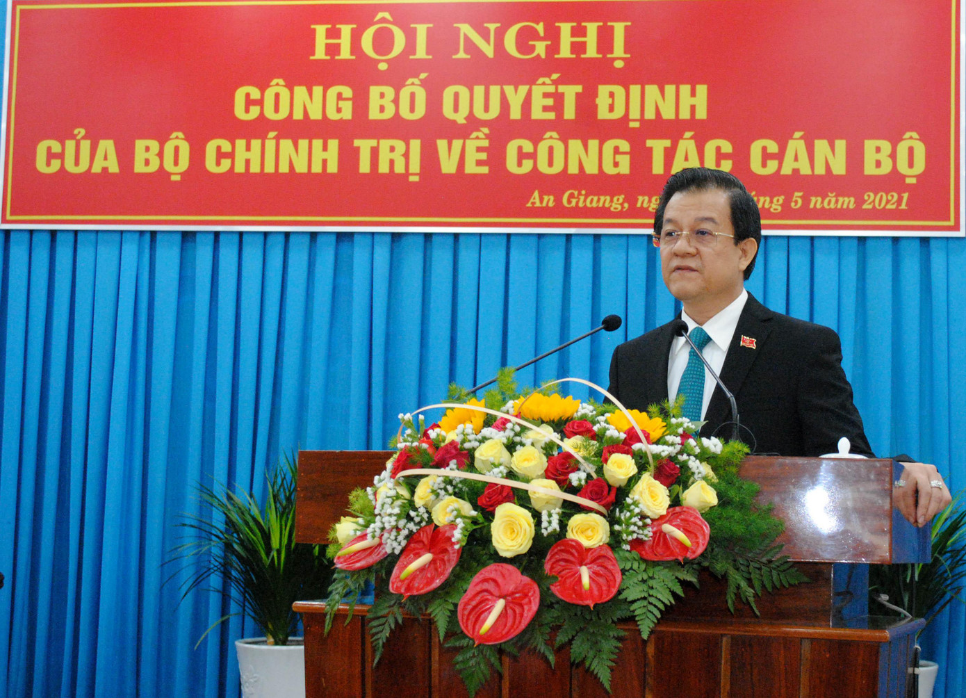 Ông Lê Hồng Quang phát biểu tại hội nghị.