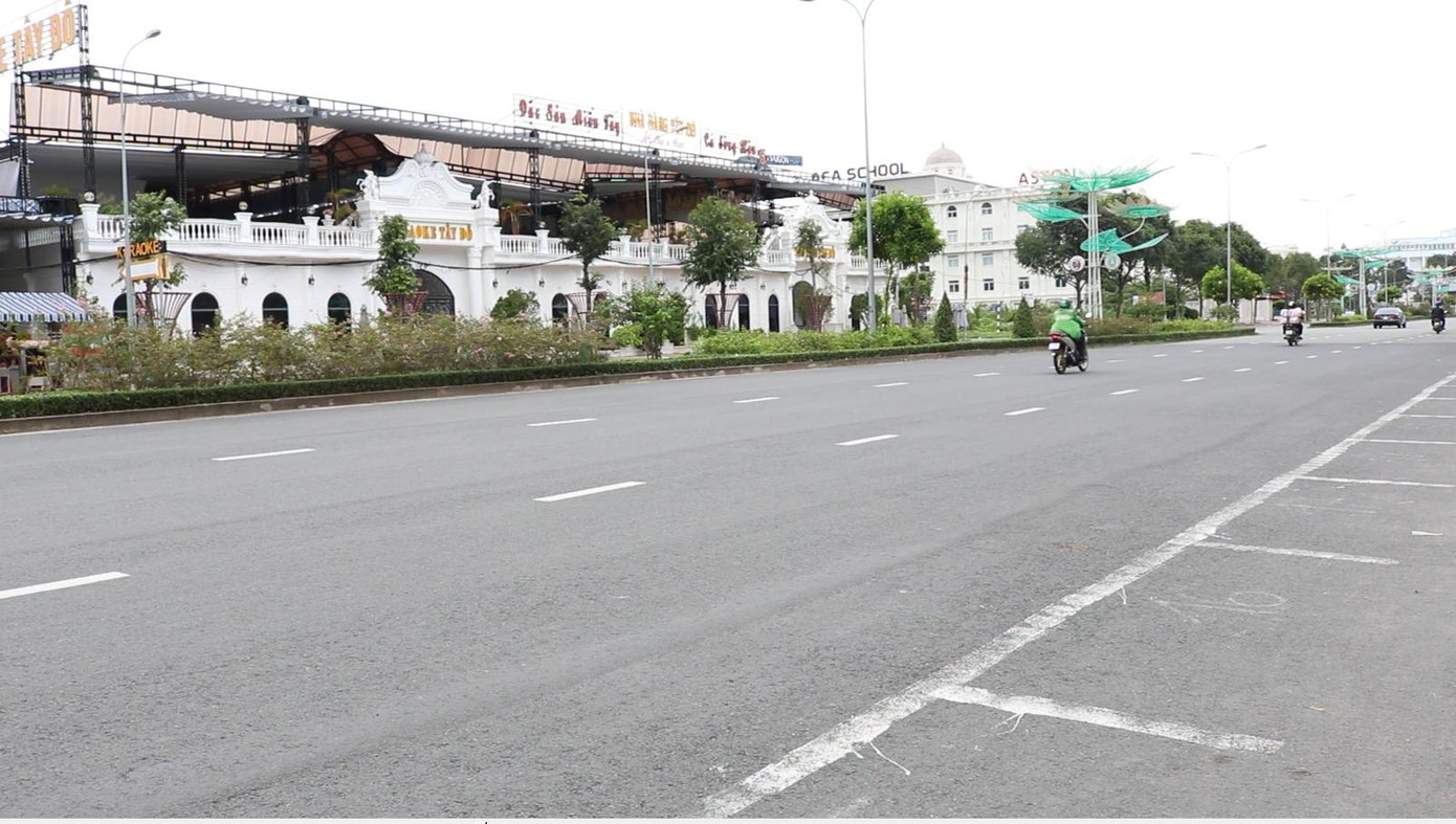 Đường Lý Thái Tổ tại quận Cái Răng - Ảnh: Kim Hà.