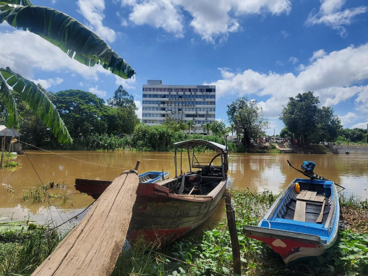 Hiện trường nơi 40 người trốn chạy khỏi casino. Ảnh: Kim Hà. Hiện trường nơi 40 người trốn chạy khỏi casino. Ảnh: Kim Hà.