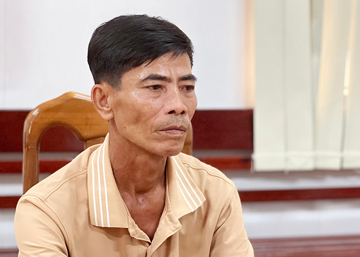 Qua điều tra, công an xác định Lượm là hung thủ giết chết con trai ruột.