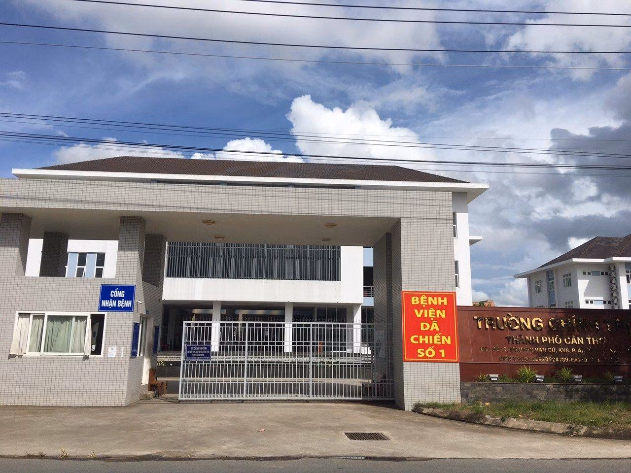 Bệnh viện dã chiến số 1 đã được xây dựng.