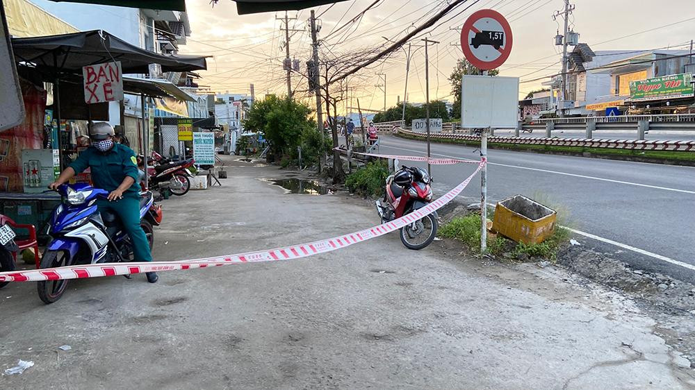 Khu vực phong toả do có ca dương tính.