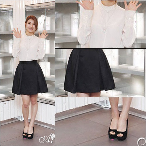 Hình ảnh trong sáng, dễ thương mà vẫn phảng phất nét yêu kiều như tiểu thư quý tộc của Suzy